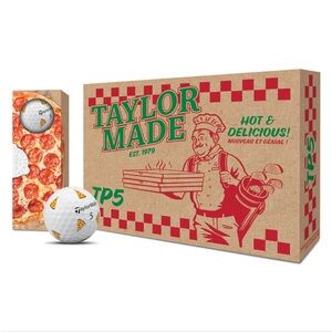 TaylorMade TP5 pix Pizza Party Golf Balls